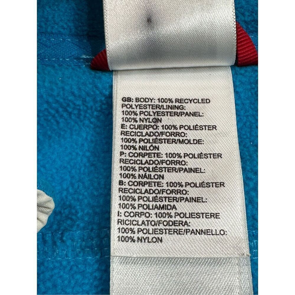 The North Face size M fleece turquoise jacket full zipper - Picture 12 of 12